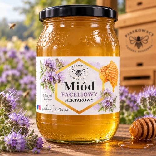 Miód faceliowy 1,2 kg