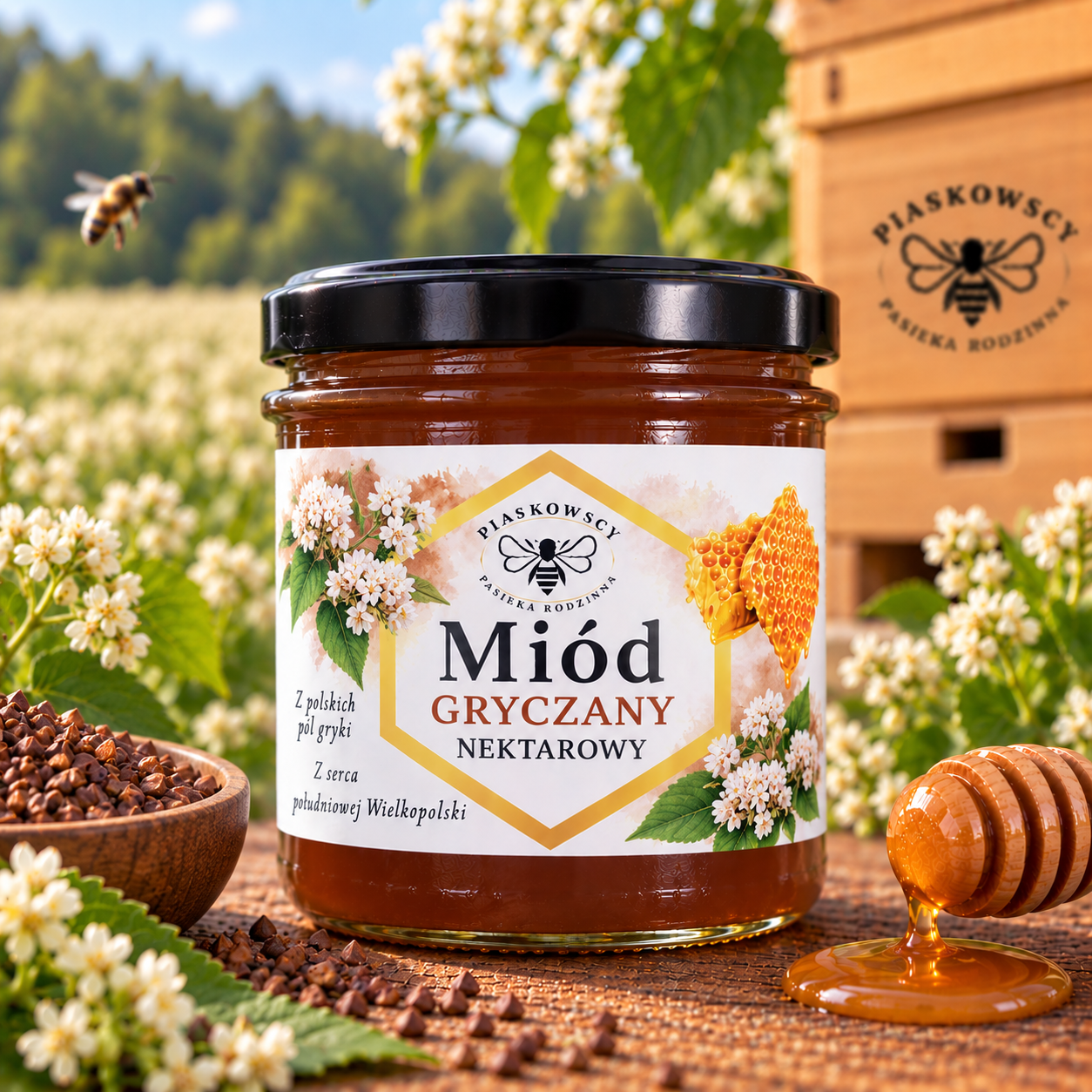 Miód gryczany 400 g