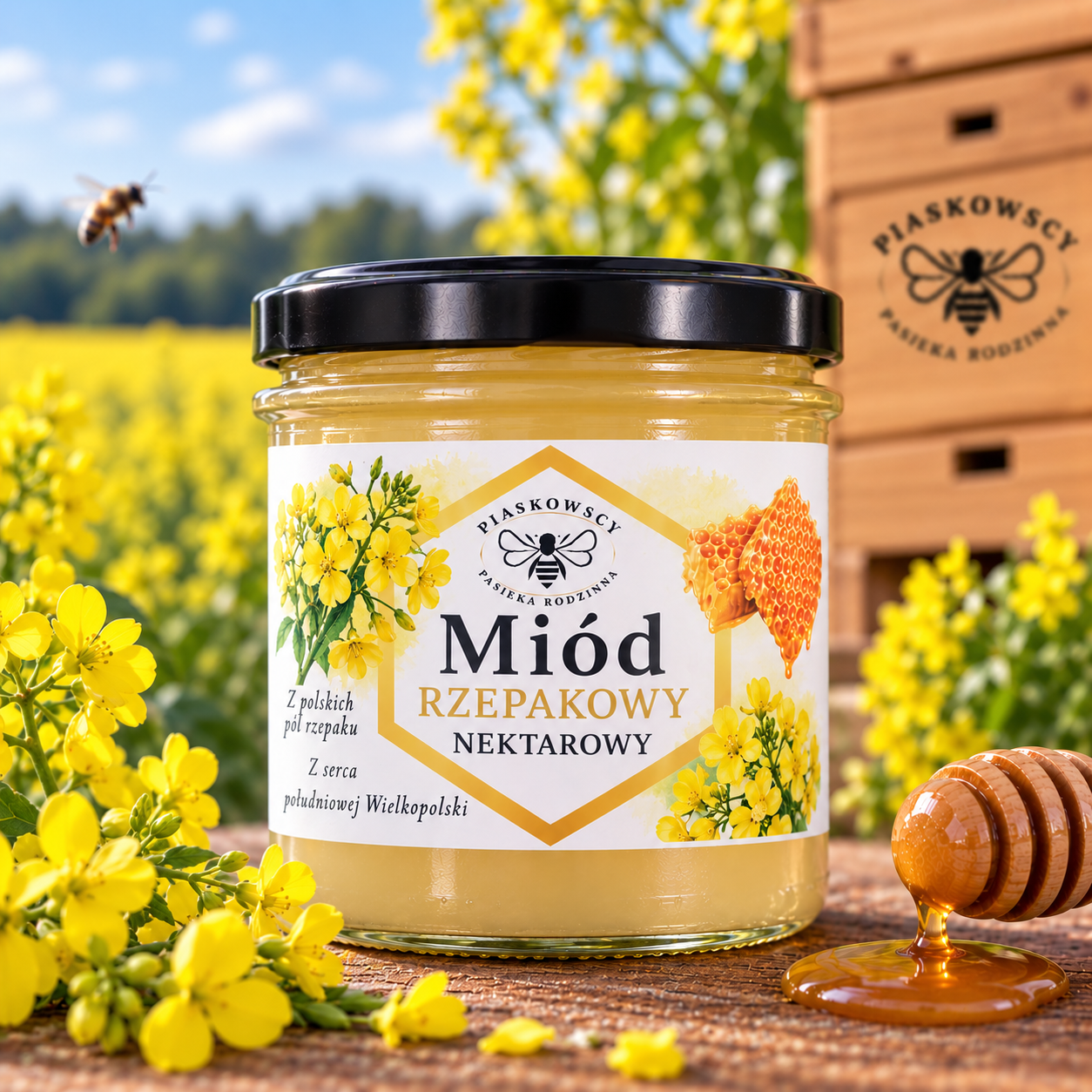 Miód rzepakowy 400 g