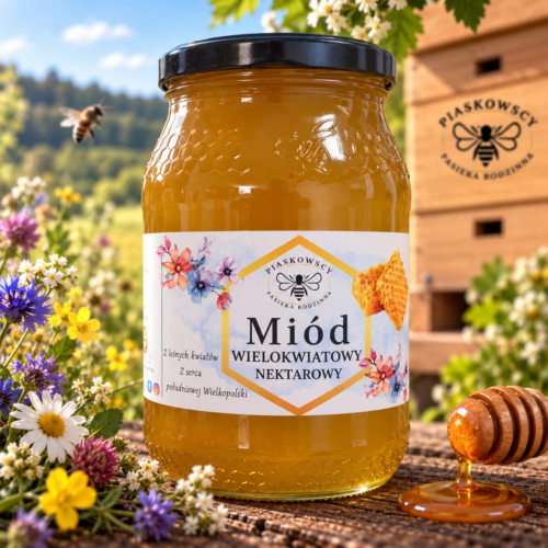 Miód wielokwiatowy 1,2 kg
